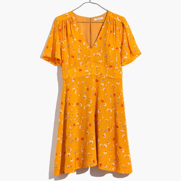 Madewell Silk Belladonna Dress - Picture 1 of 6